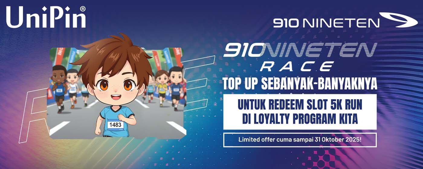 910NINETEN RACE: TOP UP & RUN!